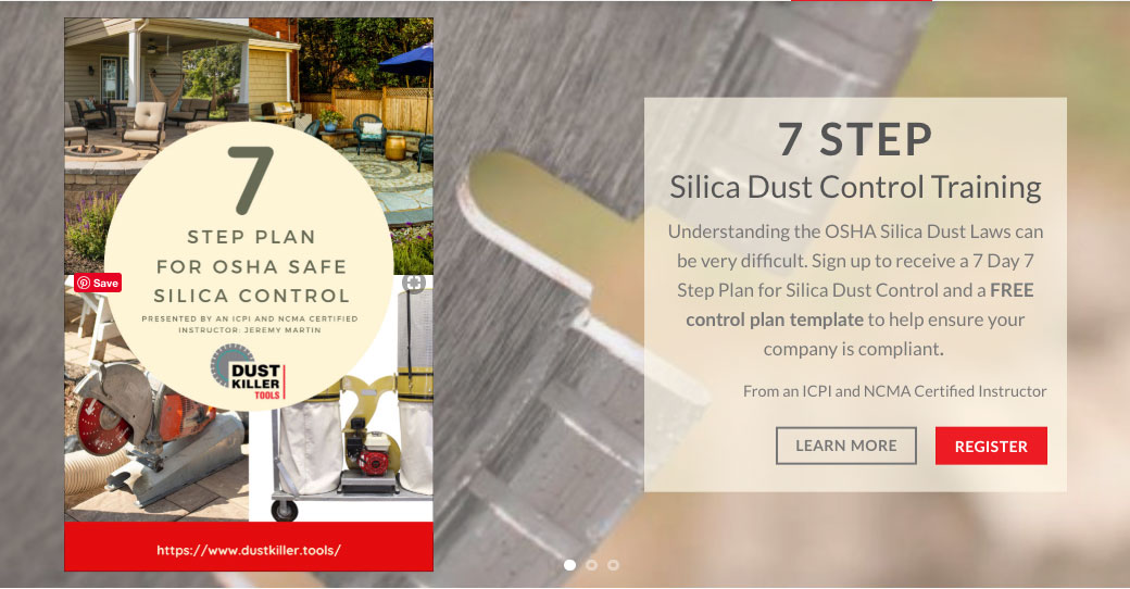 Silica Dust Control: Everything You Need to Know